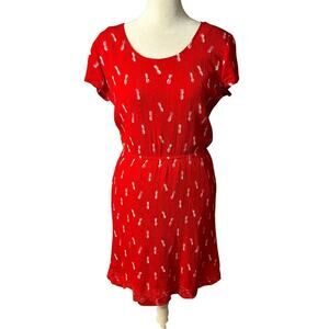 Market and Spruce Pineapple Patterned Dress Size Small